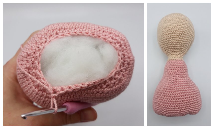 Blog-Inhaltsbild für 'Meine erste Püppi, kostenlose Häkelanleitung von Wolldiamant'